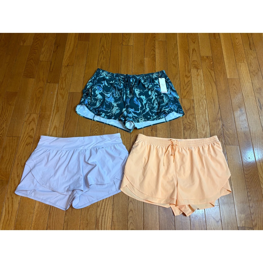 Calia by Carrie Underwood Womens Shorts Bundle 3pk XXL High Rise 3in Inseam